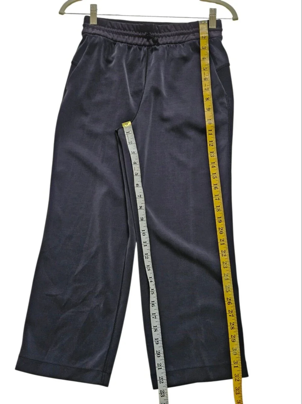 Lululemon Softstreme High-Rise Straight-Leg Cropped Pant Black Athleisure Lounge